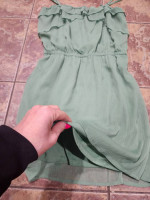 Like New Pull and Bear Green Strapless Size L