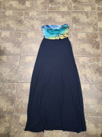 Like New The Limited Strapless Maxi Dress Size Small