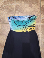 Like New The Limited Strapless Maxi Dress Size Small
