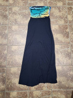 Like New The Limited Strapless Maxi Dress Size Small