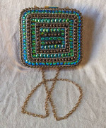 Lulu Square Mosaic Crossbody purse