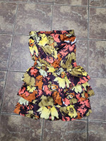Like New Anthropologie Satin Ruffle Strapless Dress Size 3