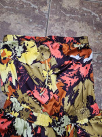 Like New Anthropologie Satin Ruffle Strapless Dress Size 3