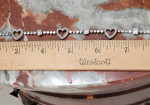 Sweetheart Silver Anklet