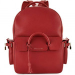 Buscemi PHD Large Leather Backpack, Red.