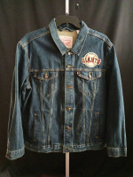 SOLD -- Excellent San Francisco Giants Denim Levi's Jacket (size: XXL)