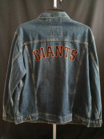 SOLD -- Excellent San Francisco Giants Denim Levi's Jacket (size: XXL)