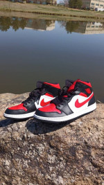Size 11 - Jordan 1 Mid Bred Toe With Box
