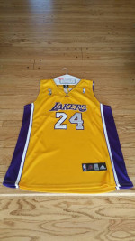 Kobe Bryant -- Adidas #24 Jersey 52 XXL -- Lakers NBA Finals Home Gold