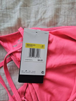 Nike HydraStrong Solid Lace Up Tie Back One Piece Coral Pink - Size 38