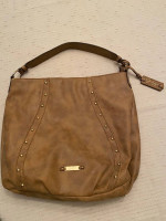 Jessica Simpson faux suede handbag purse
