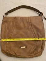 Jessica Simpson faux suede handbag purse