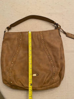 Jessica Simpson faux suede handbag purse