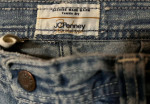 vintage ladies jeans - JC Penney floral pockets