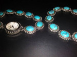 Beautiful Ladies Alto Turquoise watch W/matching Bracelet - serviced