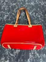 Dooney and Burke Red Patent shoulder bag