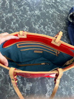 Dooney and Burke Red Patent shoulder bag