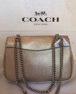 Coach Cassidy Chain XBody Bag Metallic Gold New