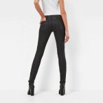 NWT G STAR RAW WOMENS BLACK COATED MOTO SKINNY JEANS Sz 26 NEW w TAGS