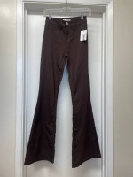 NWT YMI HIGH RISE FLARE STRETCH PANTS Sz XS Small NEW