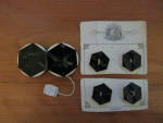 Vintage Art Deco Buckle & Buttons Set
