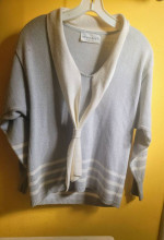 2 piece VIVANTI Adrienne Vitadini acrylic knit 8 Petite vintage unworn
