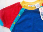 NWT Boy Girl Unisex Vtg 80s Miniwear 12 Month Colorblock Bodysuit