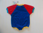 NWT Boy Girl Unisex Vtg 80s Miniwear 12 Month Colorblock Bodysuit