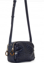 VINCE CAMUTO NAVY BLUE LEATHER CROSSBODY PURSE