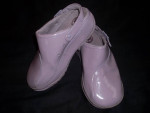 Girls FITFLOP GOGH Soft Purple PATENT LEATHER CLOGS size Youth 1