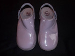 Girls FITFLOP GOGH Soft Purple PATENT LEATHER CLOGS size Youth 1