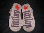 Girls FITFLOP GOGH Soft Purple PATENT LEATHER CLOGS size Youth 1