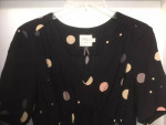 ANTHRO HD in PARIS BLACK DOT DRESS Sz 4 Worn once