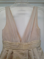 H&M IVORY TULIP PARTY DRESS Sz 4 NEVER WORN