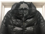 MODA INT'L BLACK DOWN FILLED PUFFER JACKET Sz Small LIKE NEW