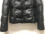 MODA INT'L BLACK DOWN FILLED PUFFER JACKET Sz Small LIKE NEW