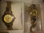Ladies Madison Gems watches -Genuine Stones-jeweler cleaned & serviced