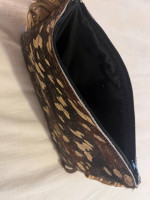 NEW leather hide purse