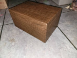 Vintage 1960's Retro Jewelry Box (Brown)