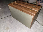 Vintage 1960's Retro Jewelry Box (Brown)