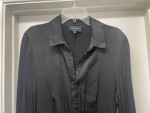 BARDOT BLACK BUTTON FRONT DRESS XS / Small