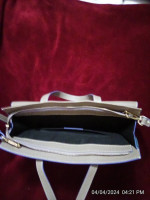 Italian leather and suede handbag /purse