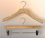 Durable Wood Clothing Hangers
