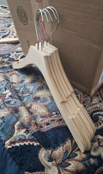 Durable Wood Clothing Hangers