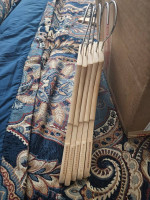 Durable Wood Clothing Hangers