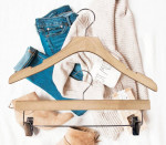 Durable Wood Clothing Hangers