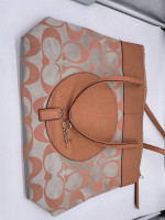 Beautiful Pink Leather Coach Purse