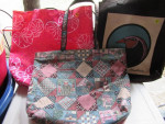 FREE DELIVERY! NEW Unique Patchwork Print Quilting Crafts Market Tote