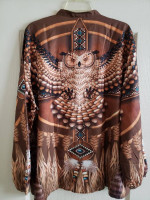 NEW Blouses 4X polyester Owl Top