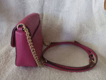 MICHAEL KORS Fulton MK Flap Shoulder Bag Small Crossbody Rose Leather